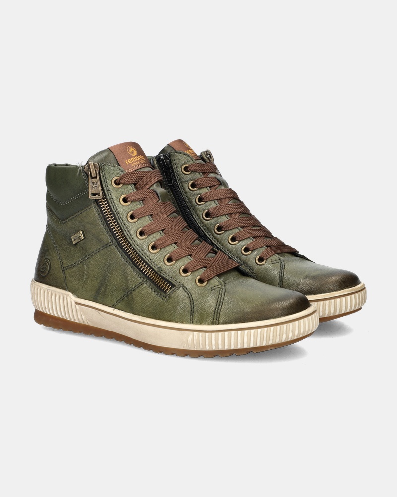 Remonte Hoge sneakers  - groen