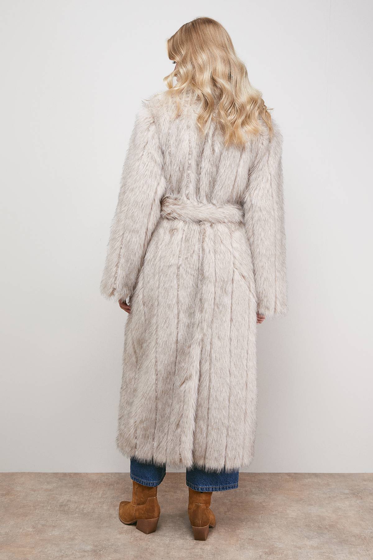 Oasis Manteau Maxi en synthétique avec Ceinture