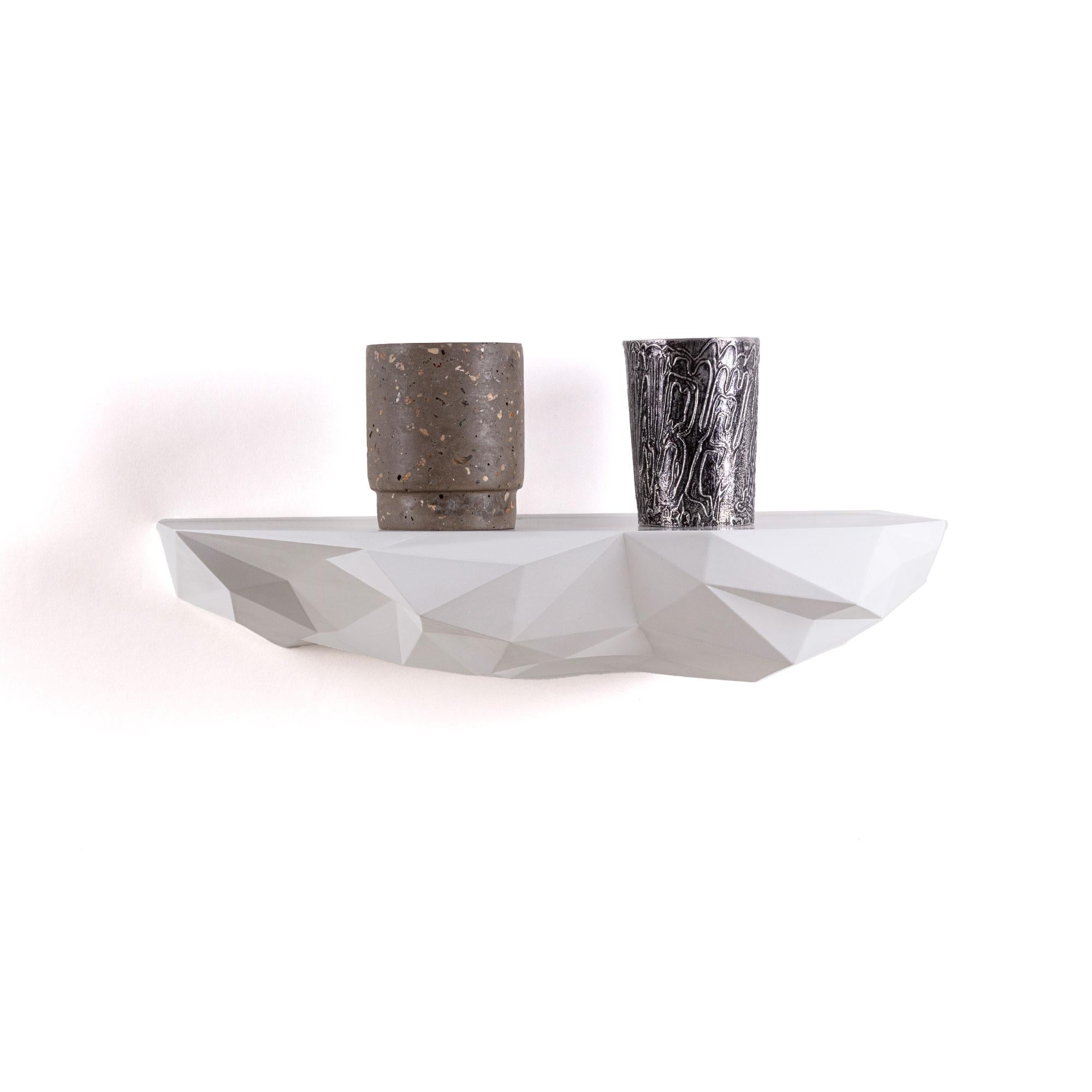 Space Rock wandplank large zwart