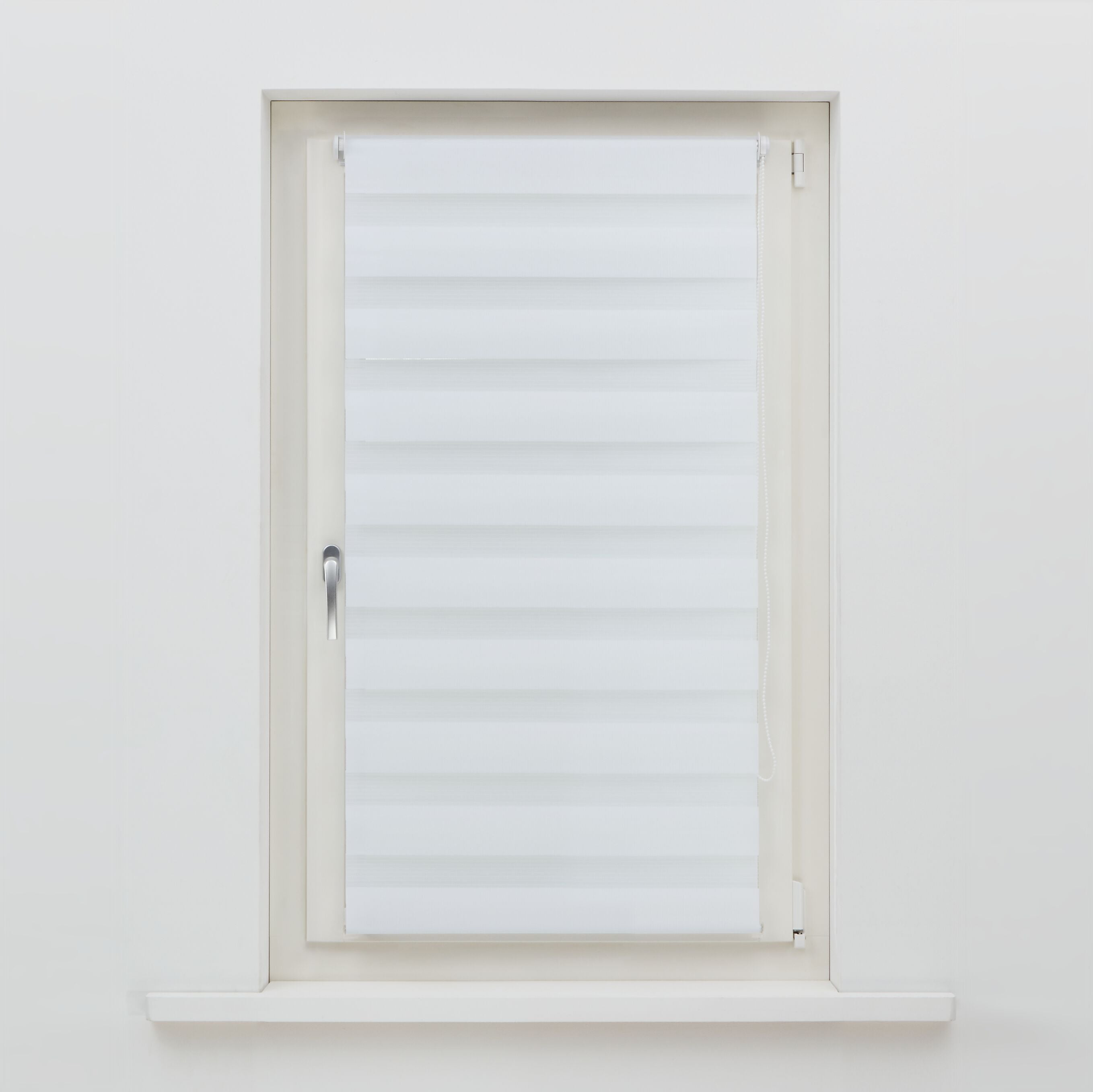 DOUBLE STRIPE Rollo - Weiss / B: 40.0 cm x H: 130.0 cm