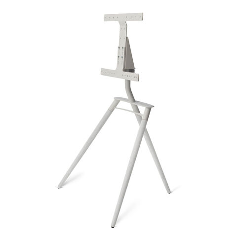 Bülow Stand BS19 White – exclusieve TV-vloerstandaard met drie poten Lacquered Oak