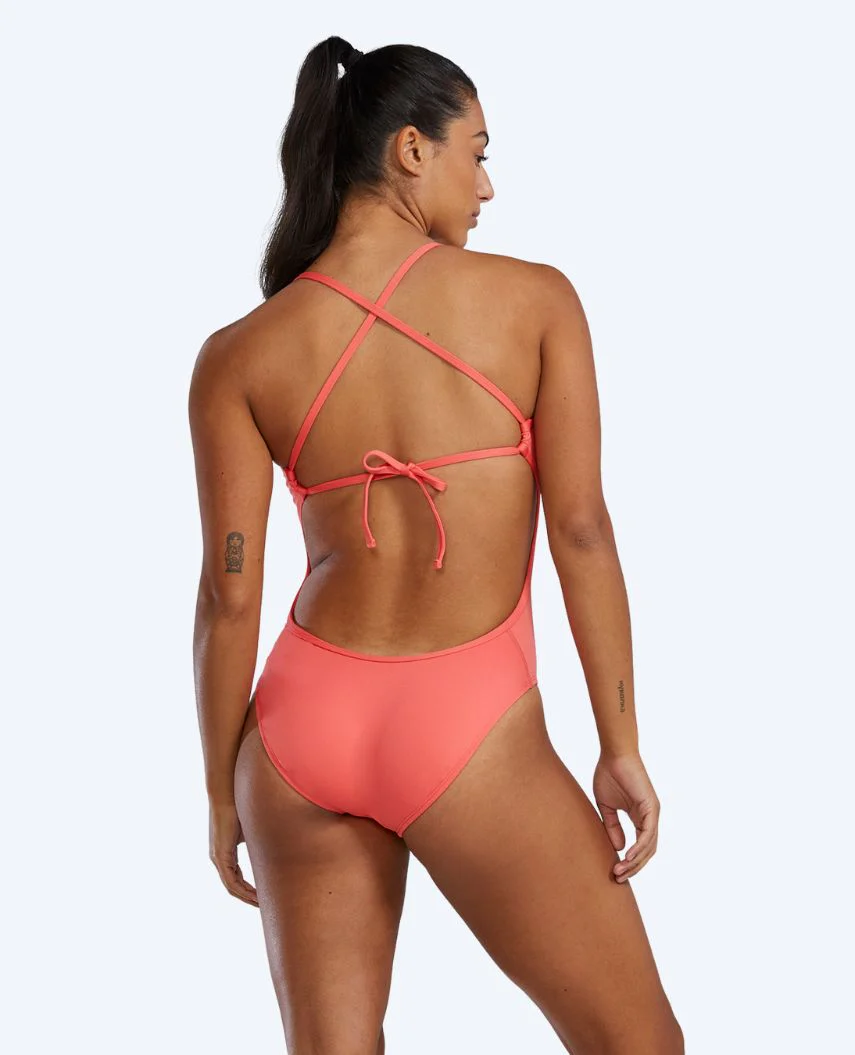 TYR badedragt til damer - Durafast Elite Solid Tieback - Lyserød