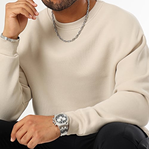 Sweat Crewneck Large 0456 Beige