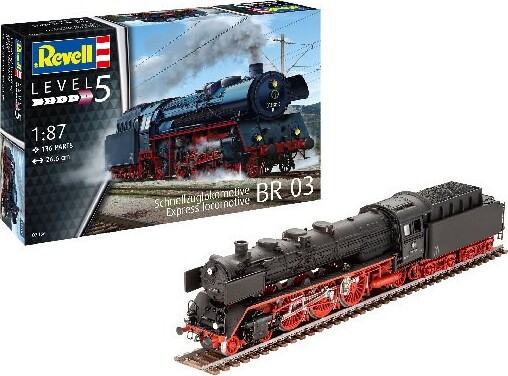 Revell - Schnellzuglokomotive Br 03 - 1:87 - Level 5 - 02166