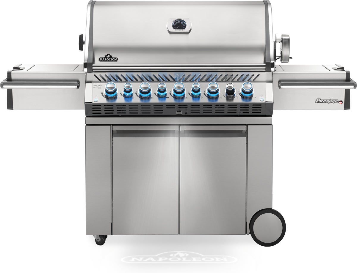Napoleon gasbarbecue met achter- en zijbrander Prestige 195 x 65 x 130 cm