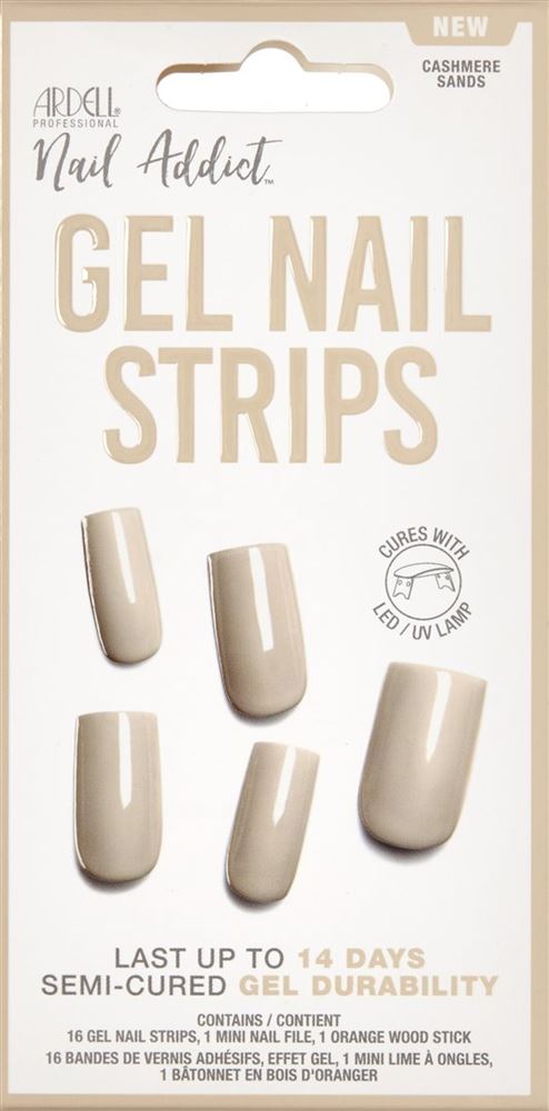 ARDELL Nail Addict Gel Nail Strips Cashmere Sands 16 Stk