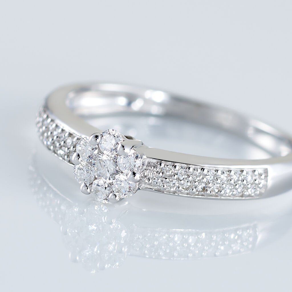 Bague Praya Or Blanc Diamant