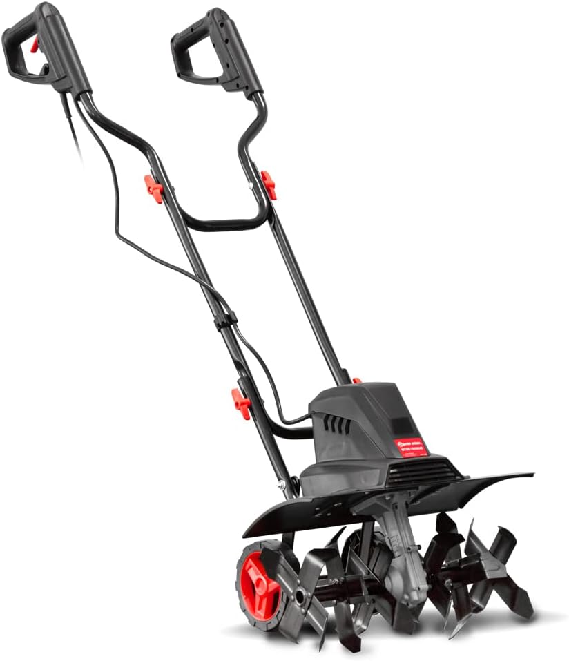 Motobineuse électrique 1500W - 6 Fraises - 45cm - Elem Garden