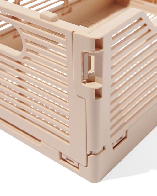 caisse pliable à lettres recyclée beige