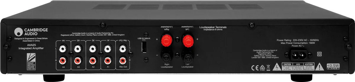 Cambridge Audio AX A25 Amplis hi-fi stéréo