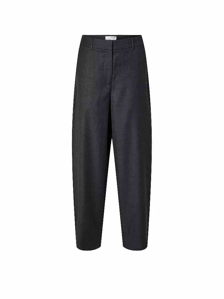 SELECTED FEMME Highwaist Hose SLFLUAH  grau