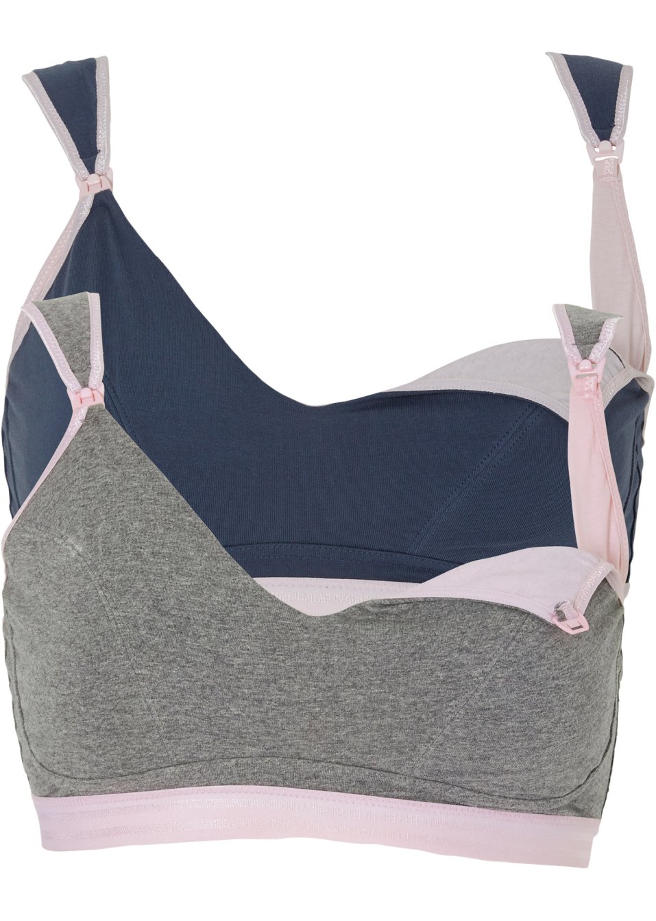 Lot de 2 soutiens-gorge d'allaitement en coton
