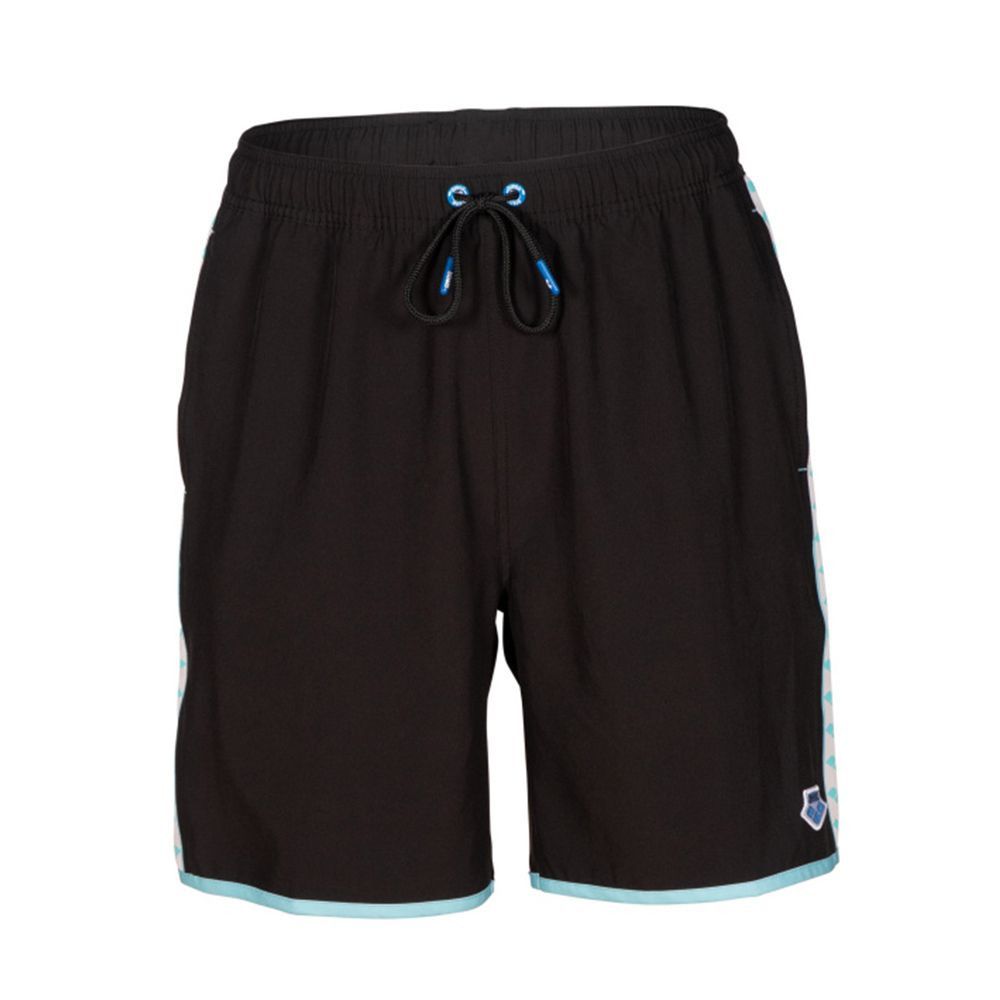 Arena ICONS TEAM STRIPE LOGO - Bermuda Homme black/white/blue diamond