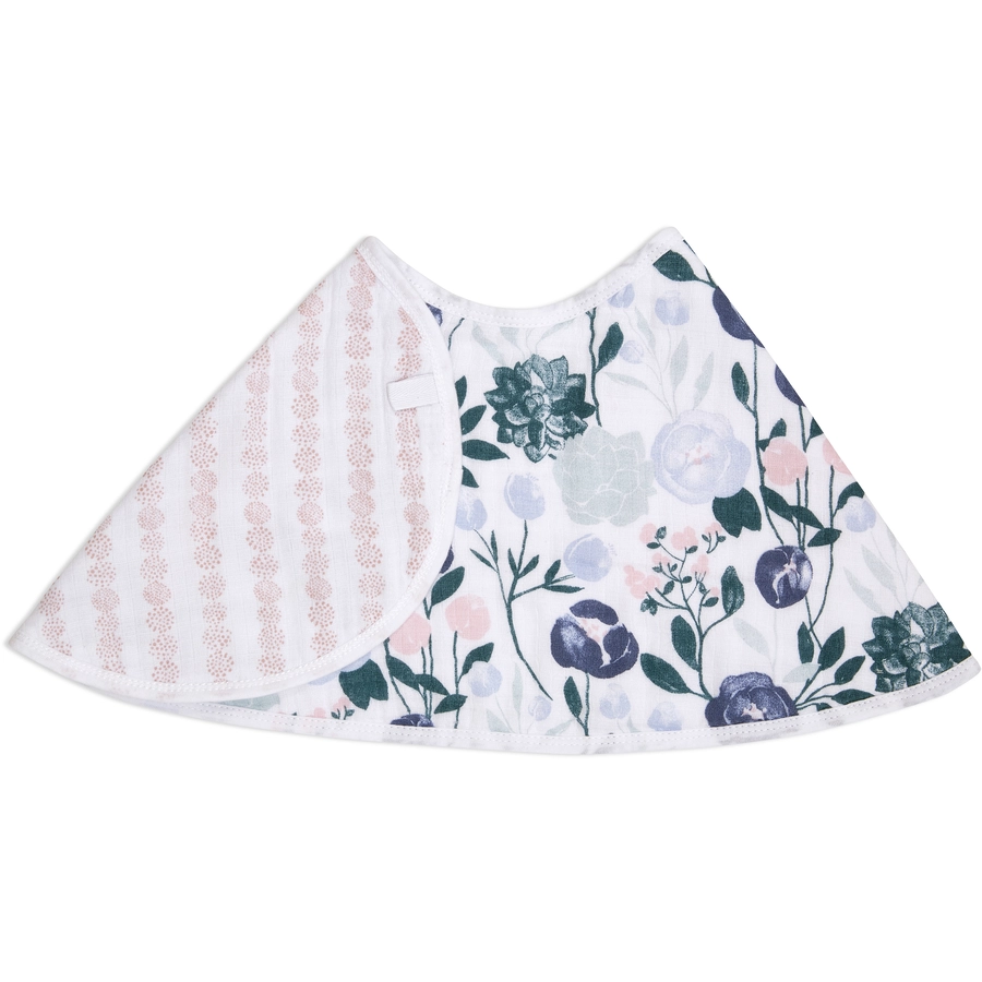 aden + anais™ essentials Baumwoll-Musselin-Baby-Lätzchen flowers bloom