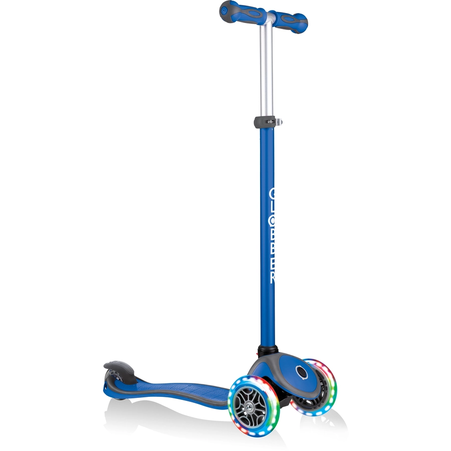 GLOBBER GO-UP COMFORT LIGHTS mit Leuchtrollen, navy blau