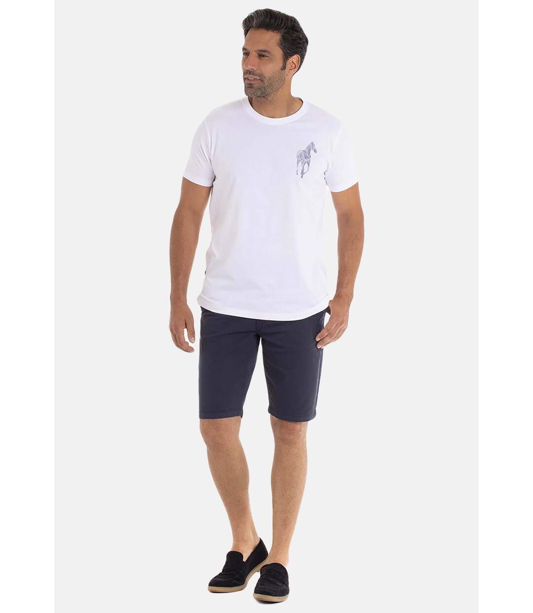 T-shirt manches courtes col rond coton TAHO