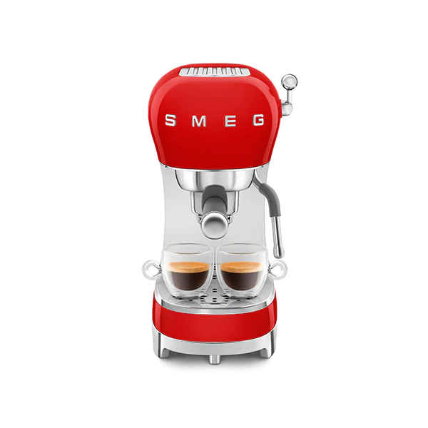 Machine à café expresso 1 L 1350 W ECF02RDEU rouge Smeg