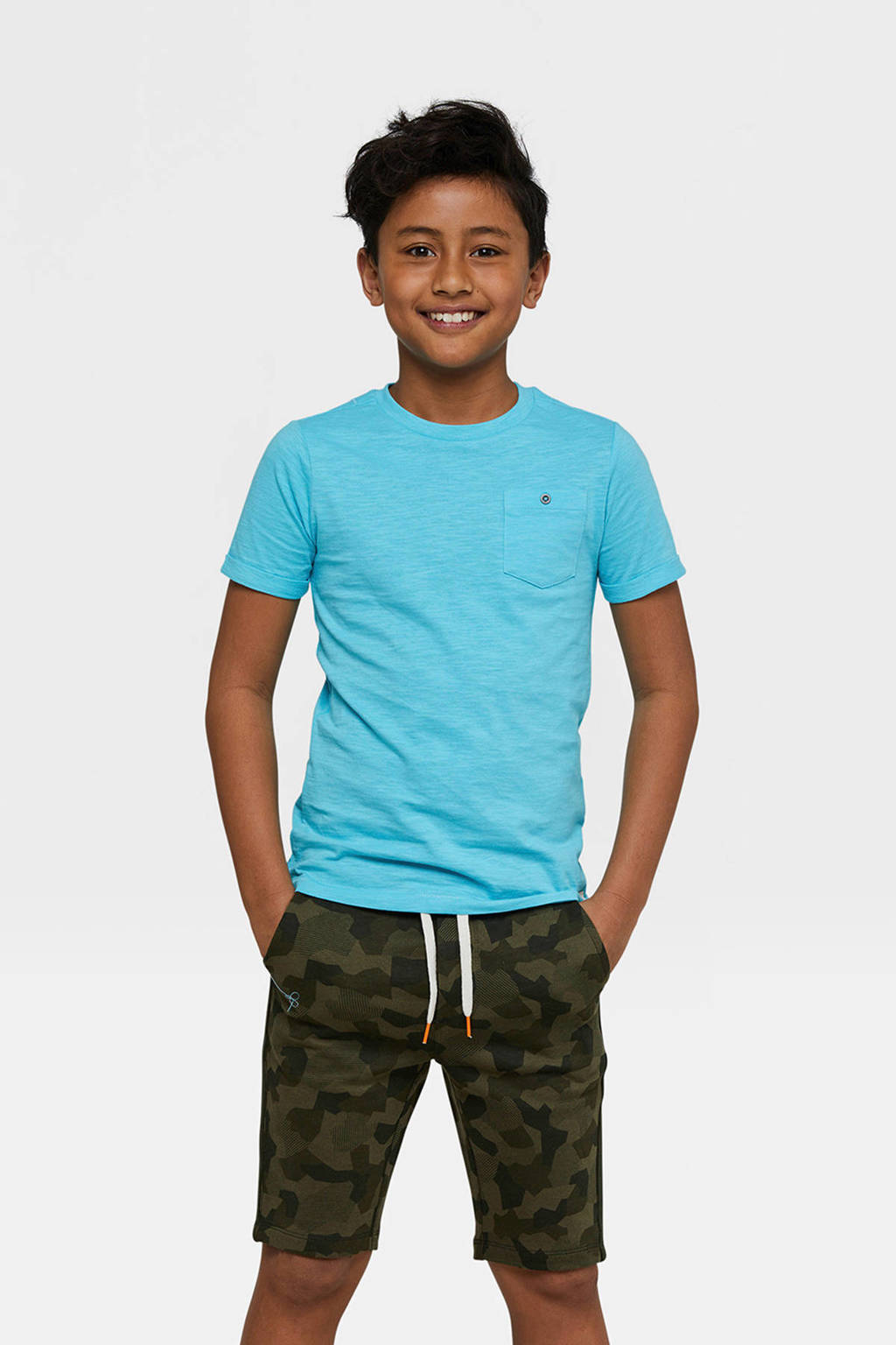 WE Fashion T-shirt faded pacific