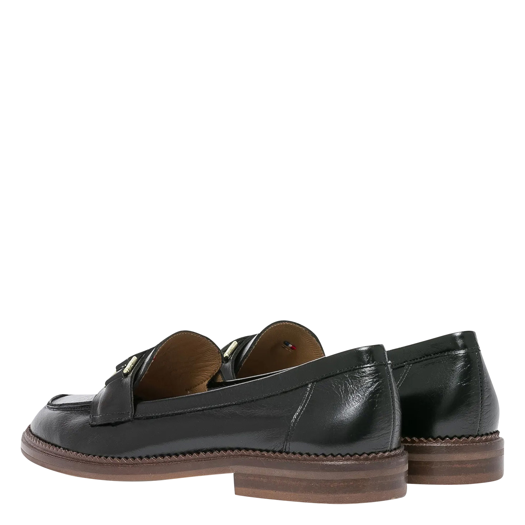ALANNA - Mocassins en cuir lisse | Noir