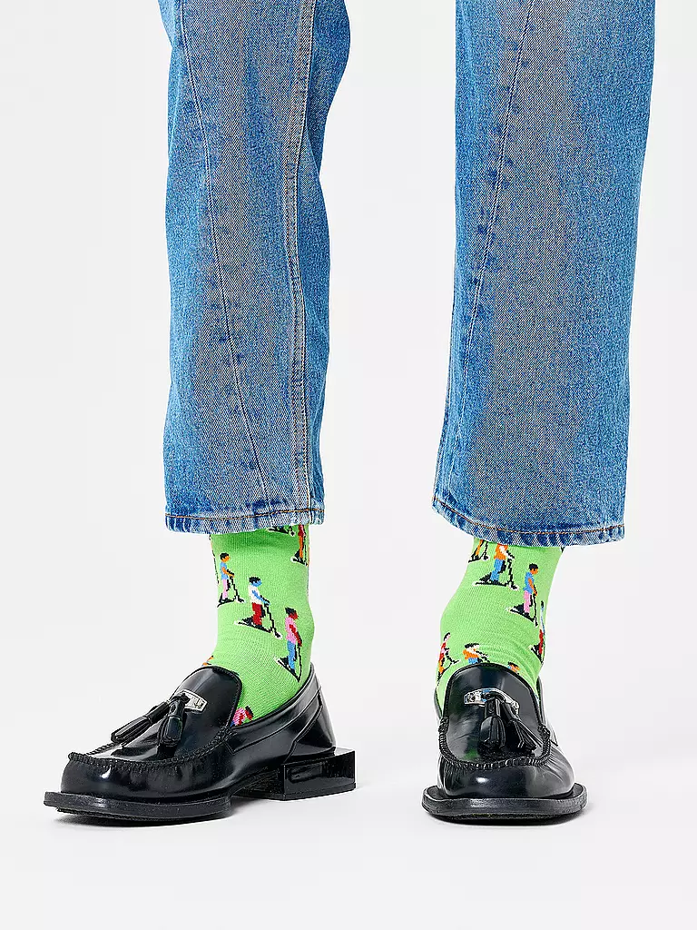 HAPPY SOCKS Herren Socken E-SCOOTER  41-46 green grün