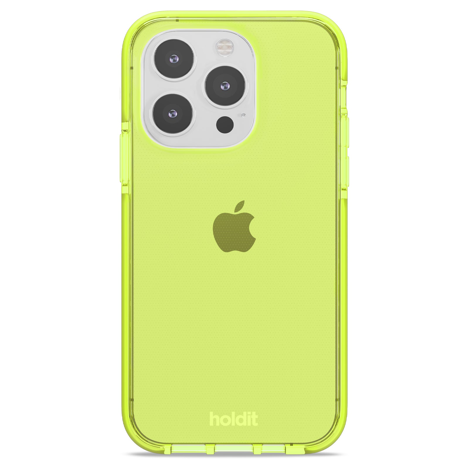 Holdit  iPhone 14 Pro Seethru cover - Acid Green