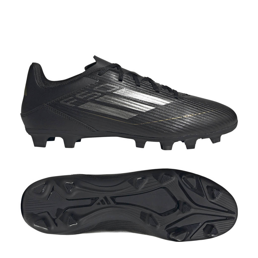 adidas F50 Clubjunior voetbalschoenen zwart/goud metallic