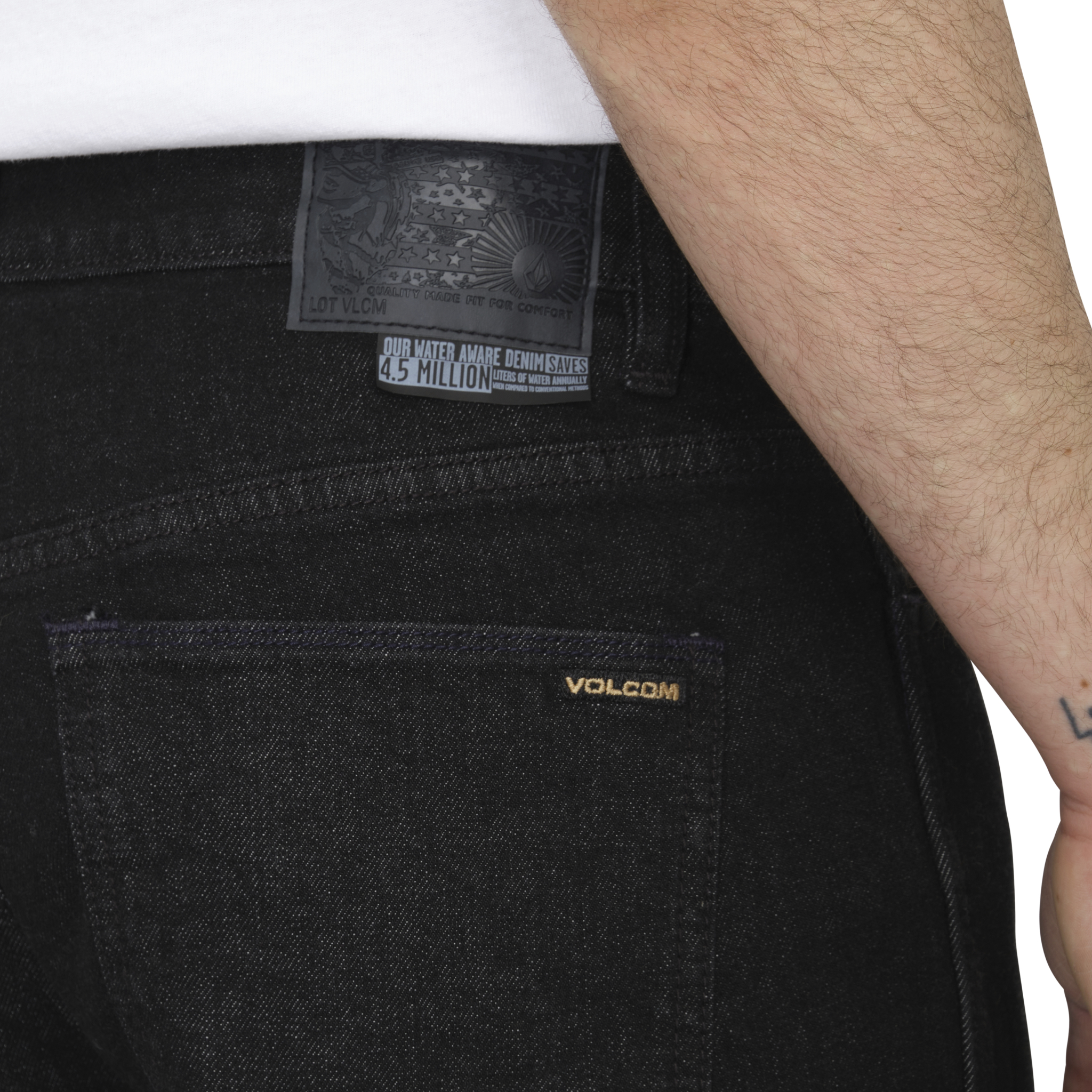 Volcom Modown Denim Neutral Grey