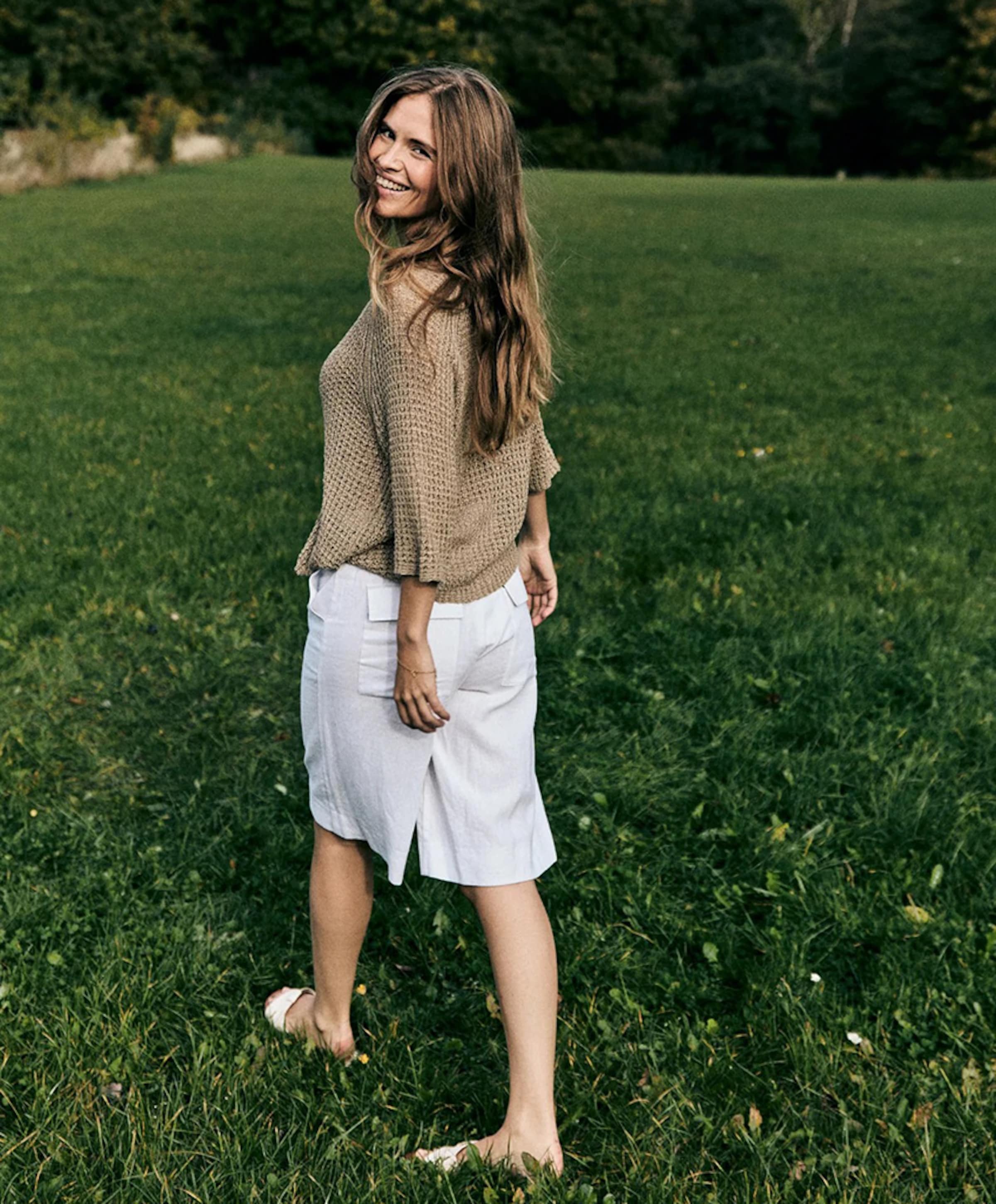 Freequent Dames trui beige