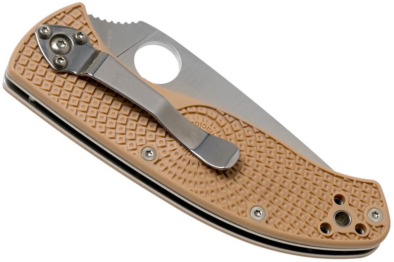 Spyderco Tenacious Lightweight Tan C122PTN FRN zakmes