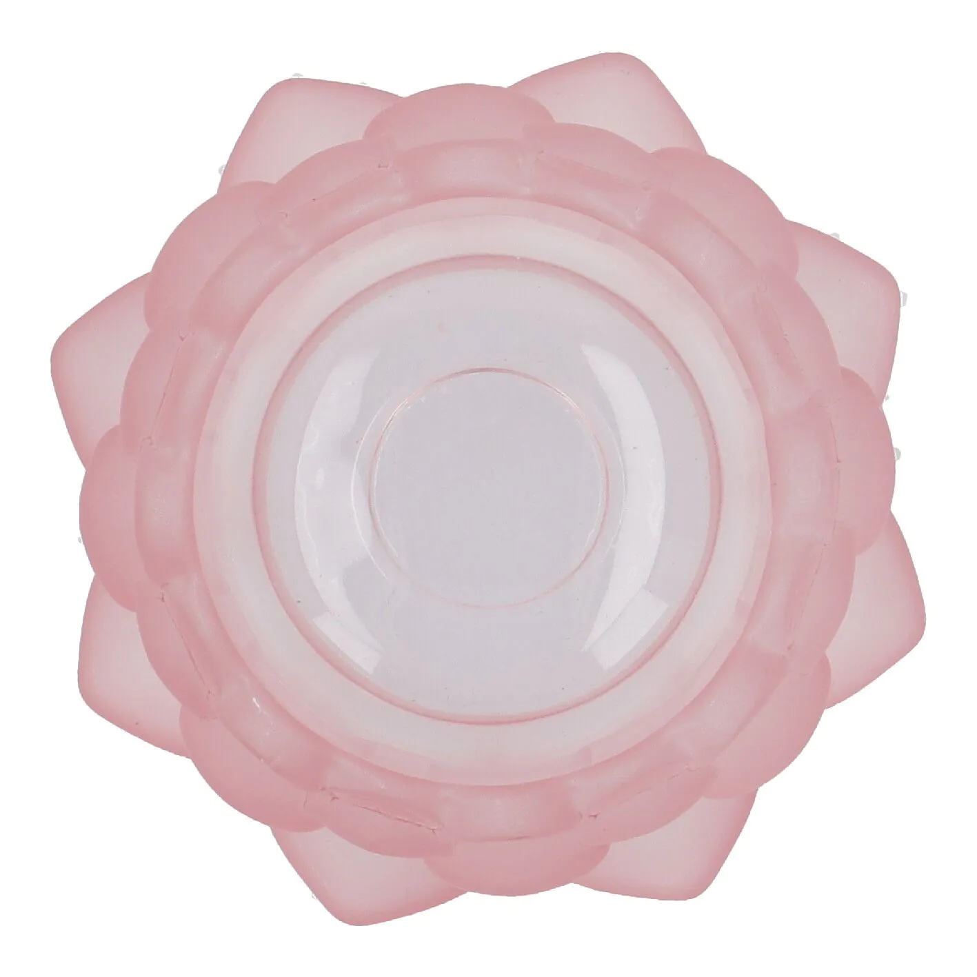 Teelichthalter Lotus, rosa, 9 x 4.3 cm