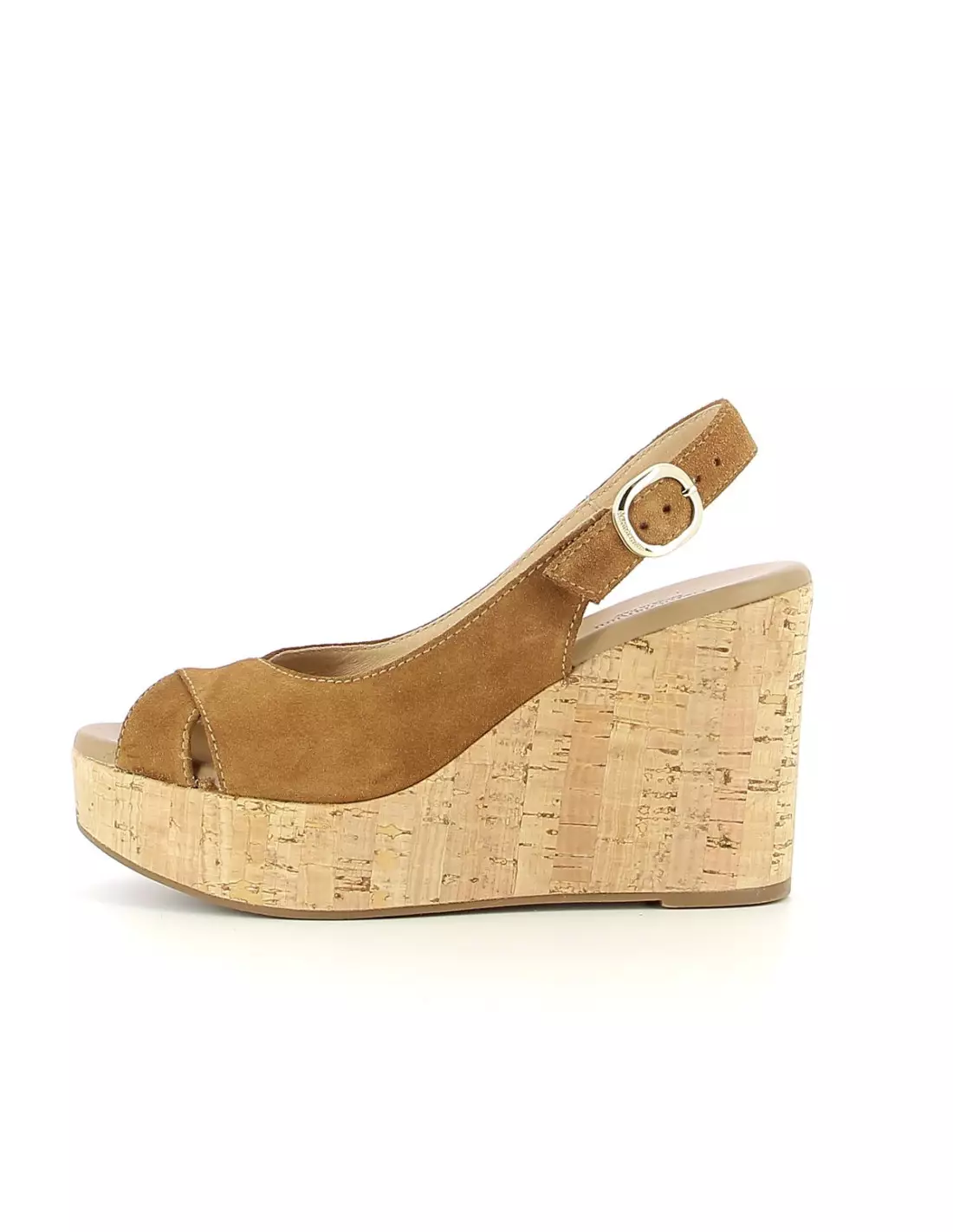NEROGIARDINI E115810D - Sandales & nu-pieds Velourtobacco