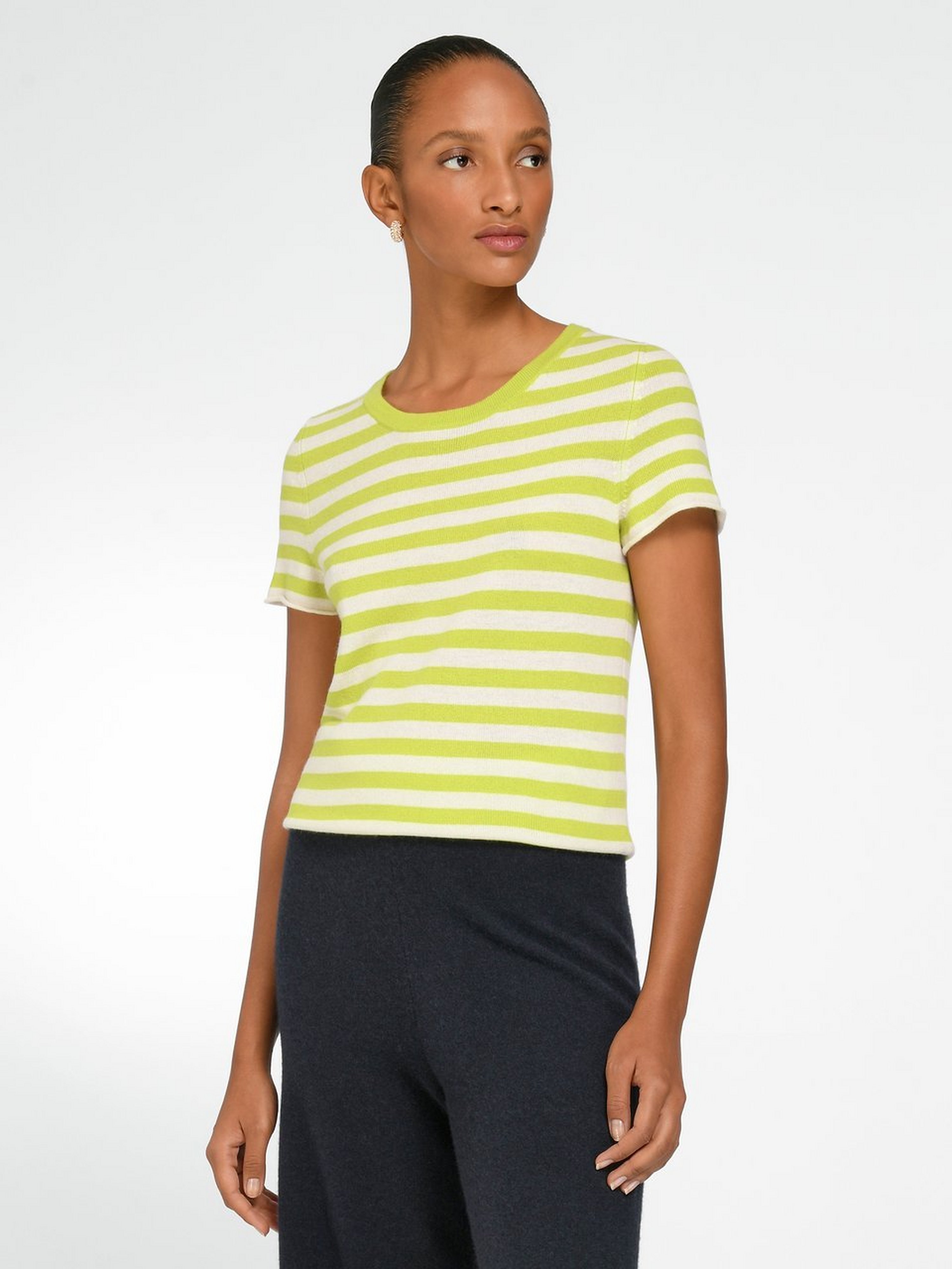 Kaschmir-Shirt mit 1/2-Arm