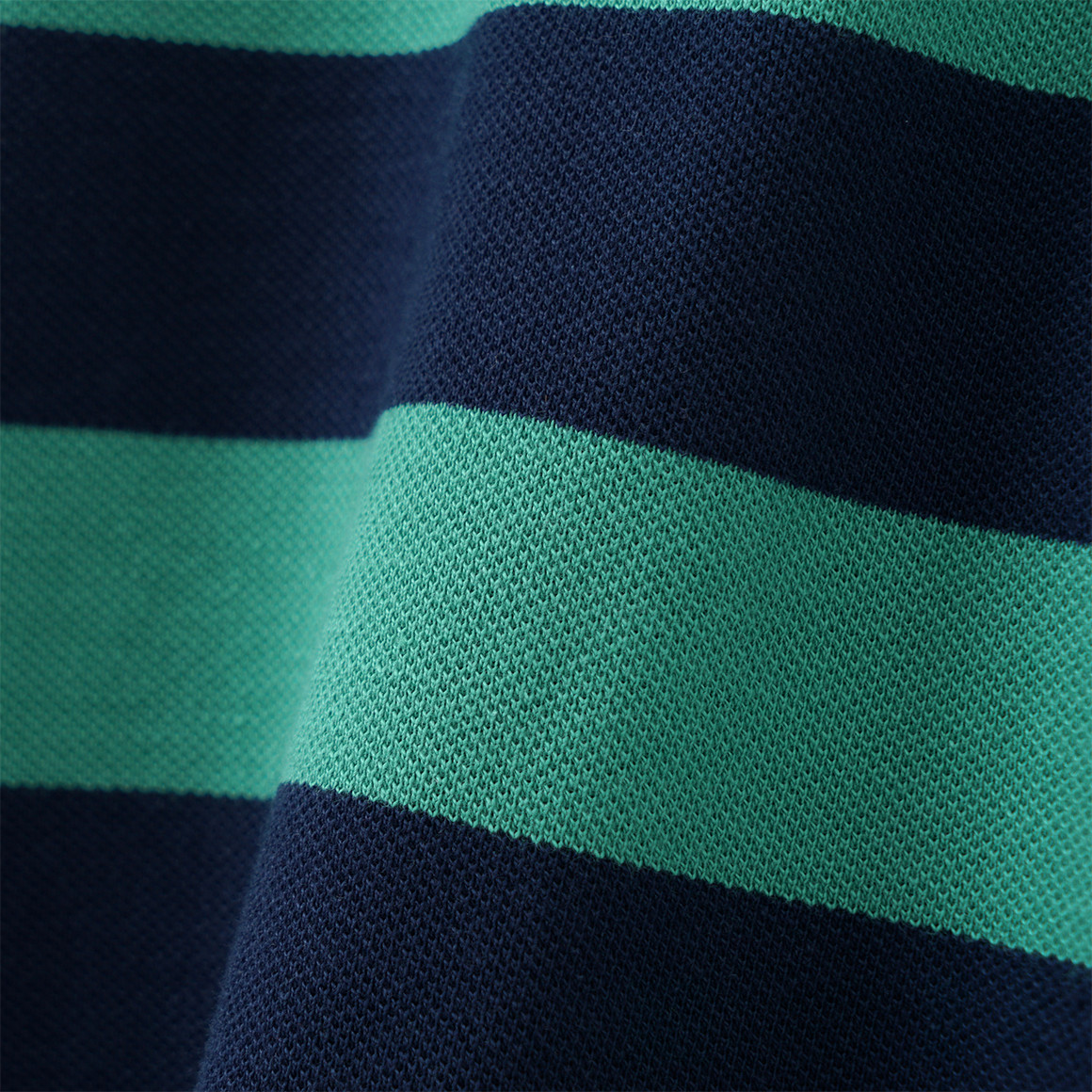 Topomini Baby Poloshirt mit Streifen dunkelgrün / dunkelblau