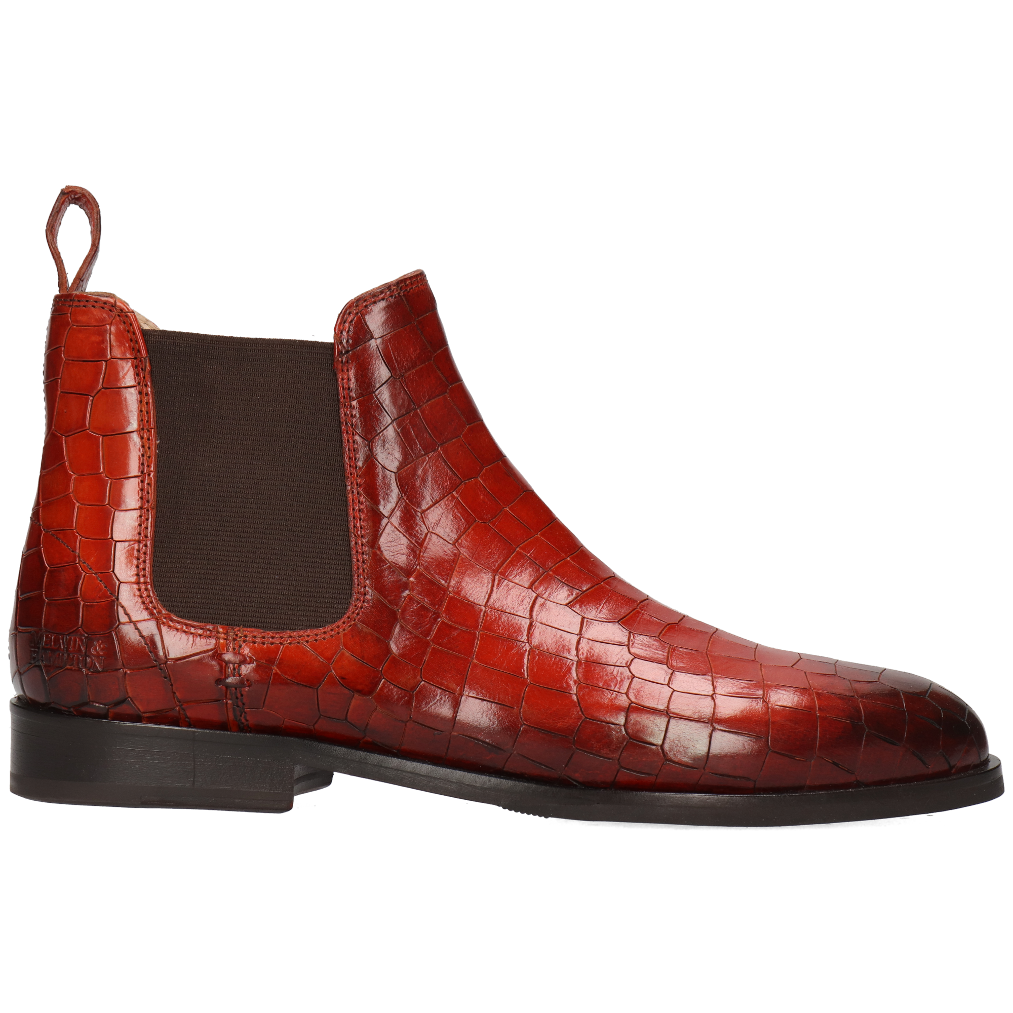 SUSAN 10 - Bottines à talon plat | Orange
