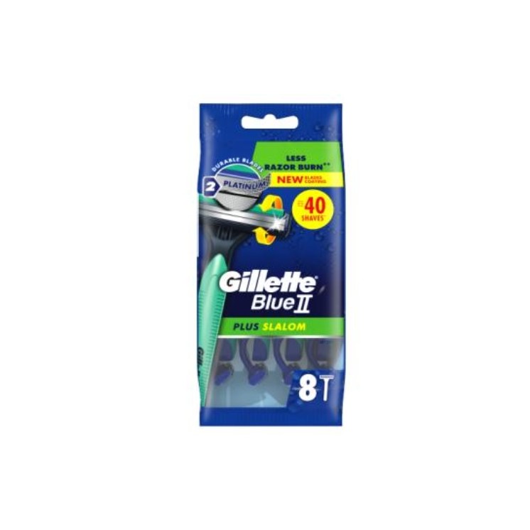 Gillette BlueII Plus Slalom Rasierer 8 Stück