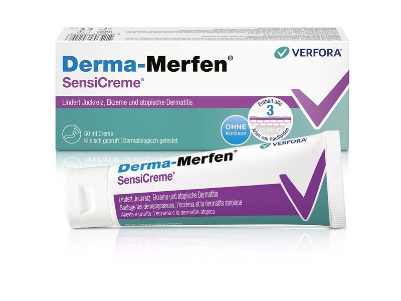 Derma-Merfen SensiCreme Tube 50 ml Pflegende Creme bei Juckreiz und Ekzeme