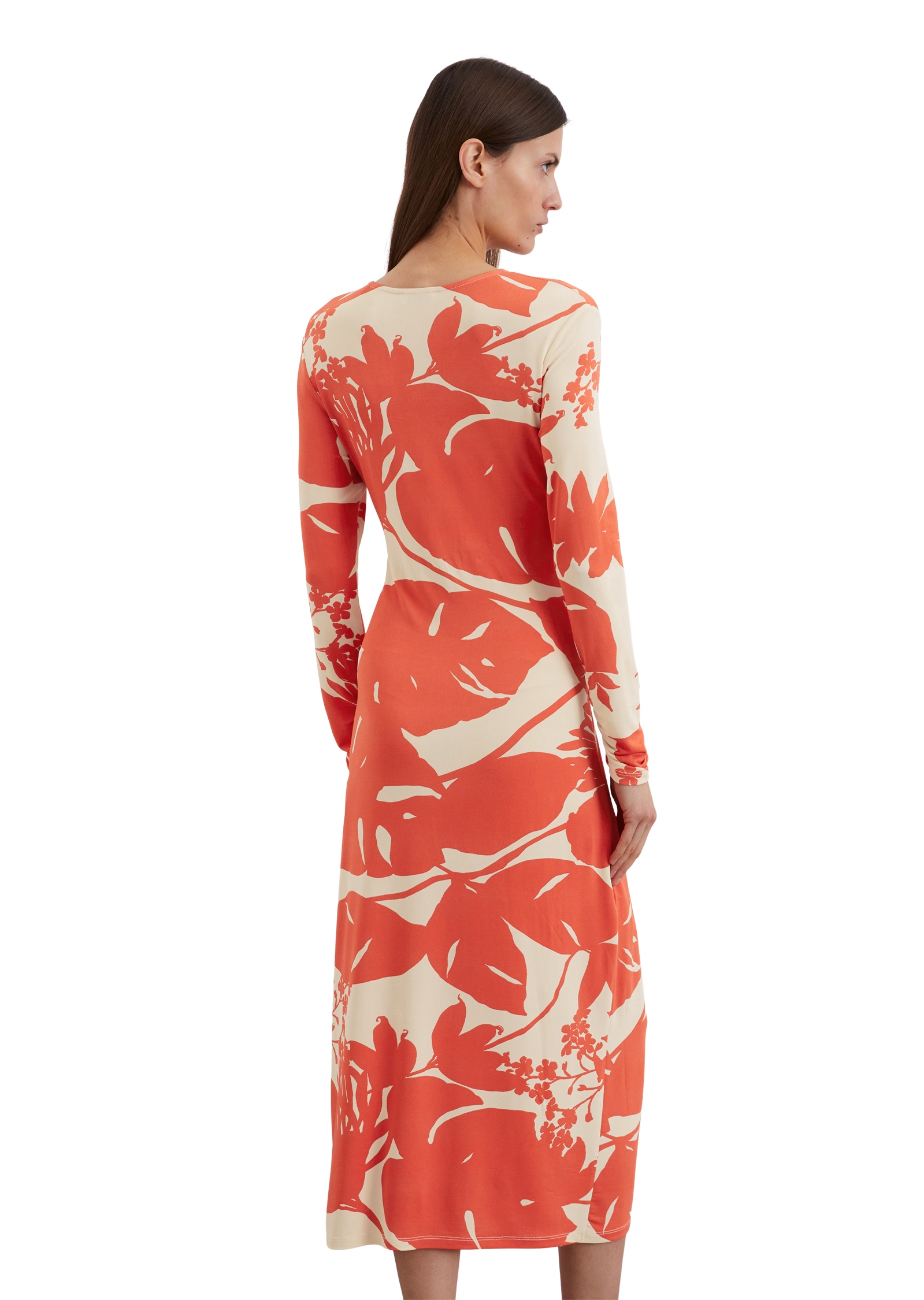 Marc O'Polo Druckkleid in Wickel-Optik