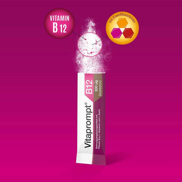 Vitaprompt B12 500 µg Direktsticks, 90 St