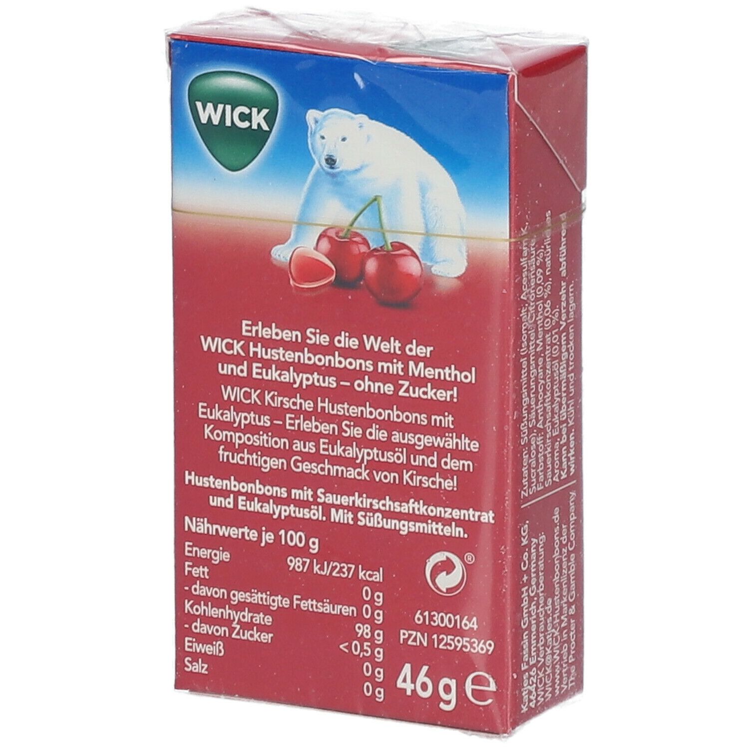 WICK Kirsche & Eukalyptus ohne Zucker