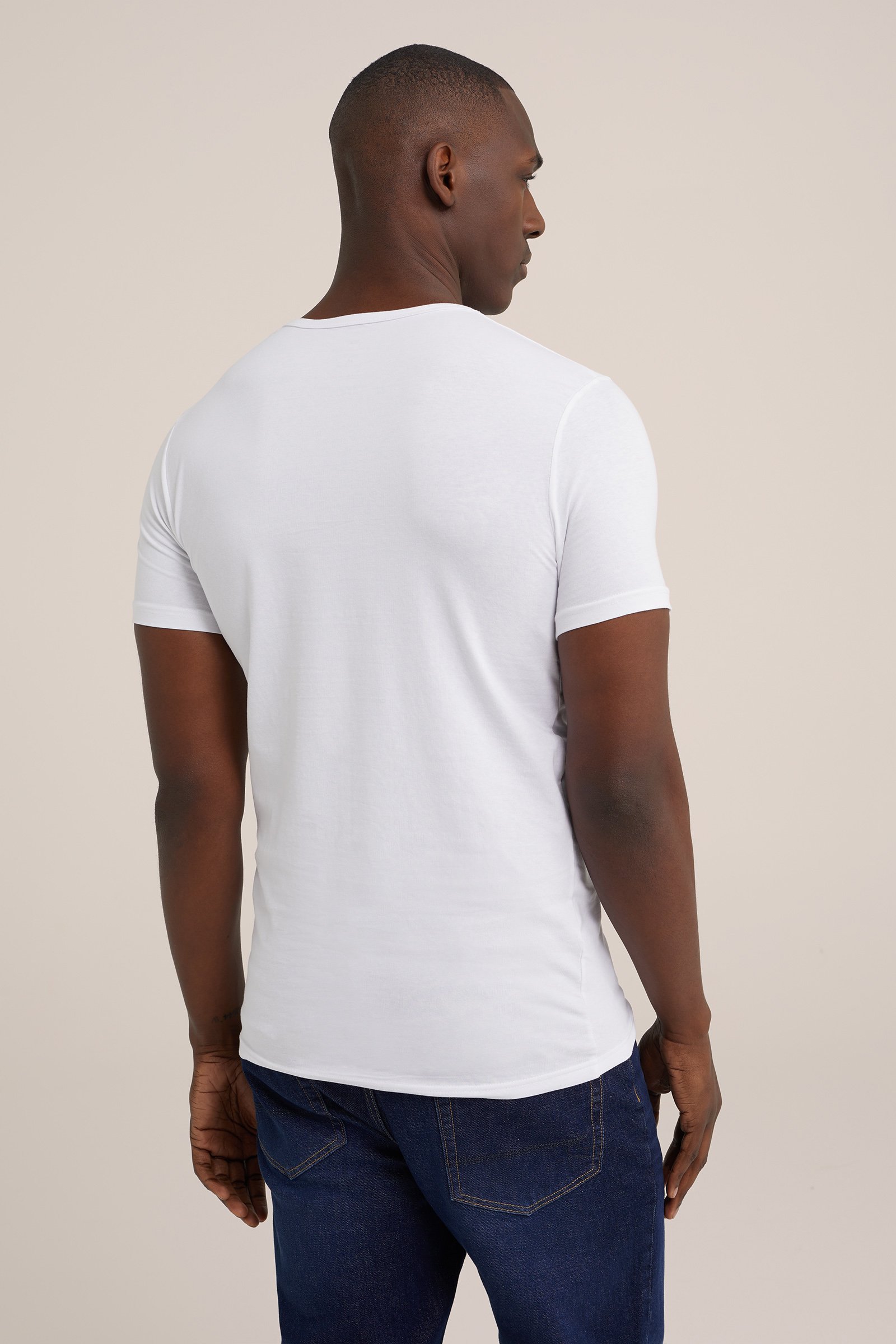 T-shirt, 2-pack WE Fashion Wit