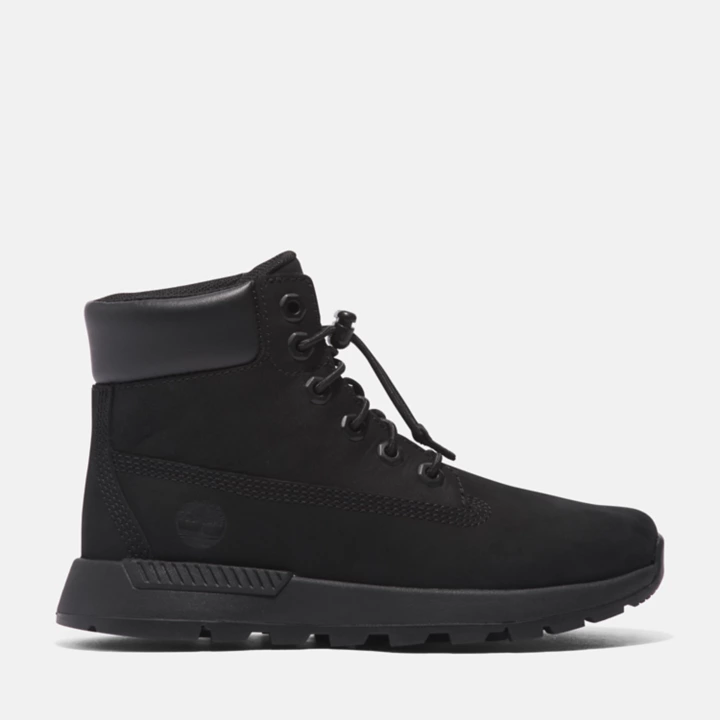 Bota Killington Trekker de 6 polegadas para jovens na cor preta.