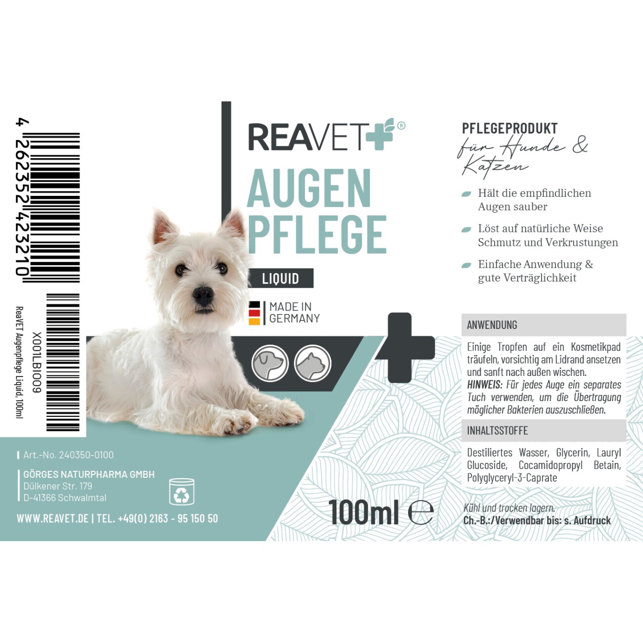 REAVET Augenpflege 100ml