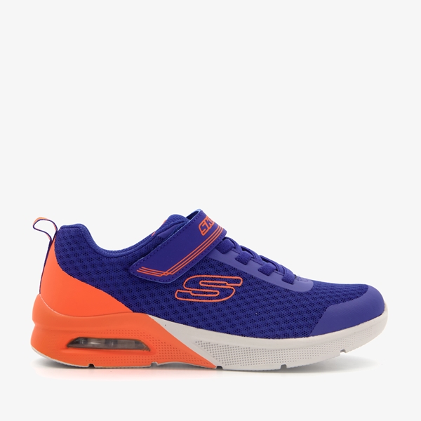 Skechers Microspec Max kinder sneakers blauw