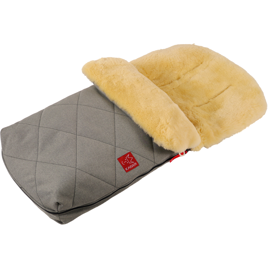KAISER Winterfußsack Natura grey melange