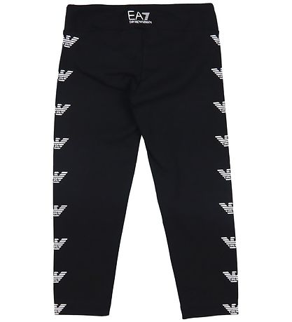 EA7 Leggings - Schwarz m. Logos