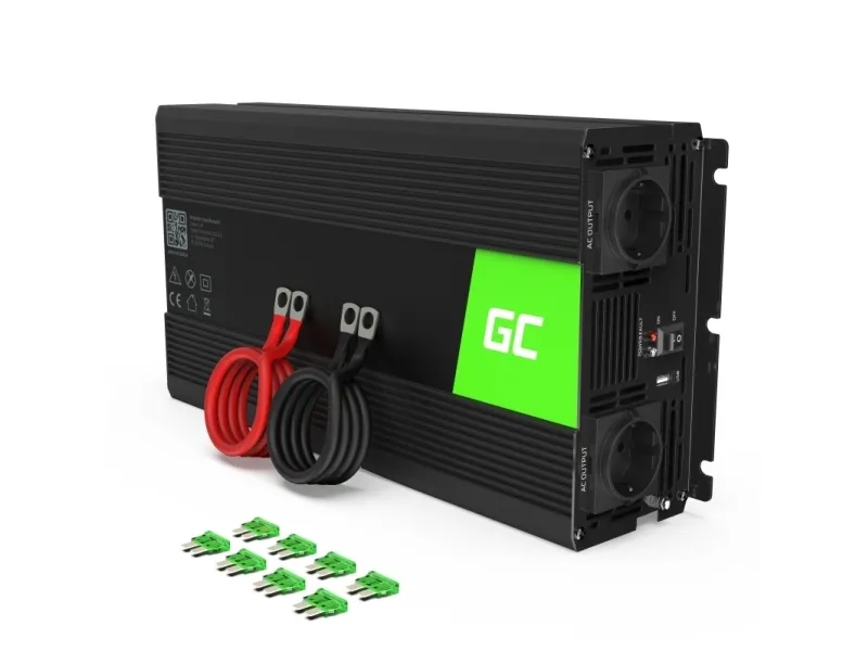 Green Cell® Car Power Inverter Converter 24V to 230V 1500W/3000W