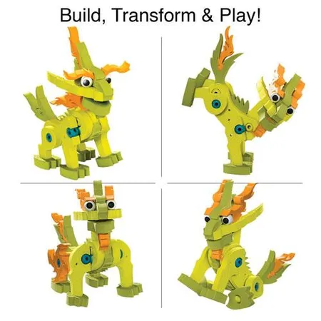 Bloco Drache Lightnix, 57 Teile