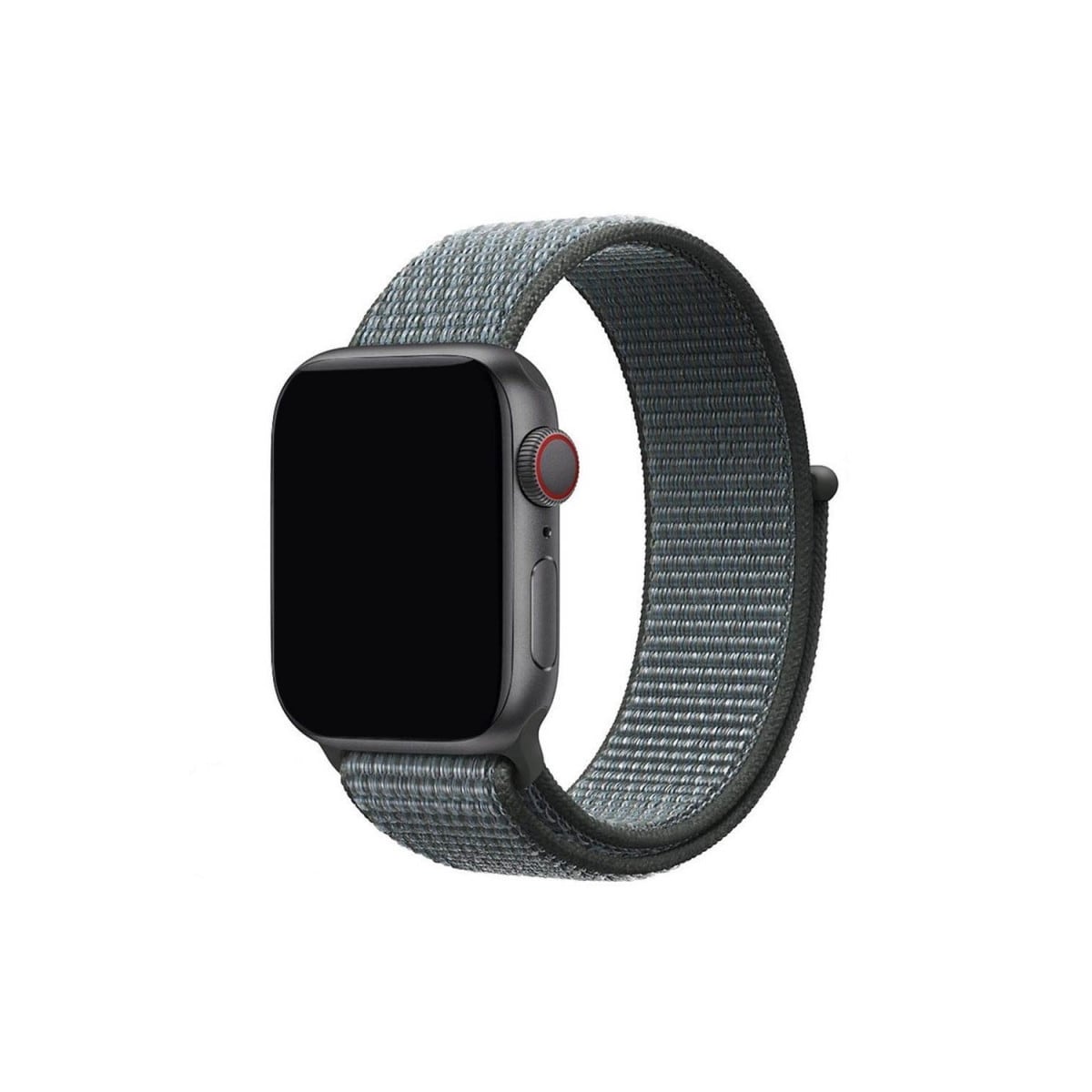 Apple Watch 4 (44mm) Nylon armbånd - Storm Grey
