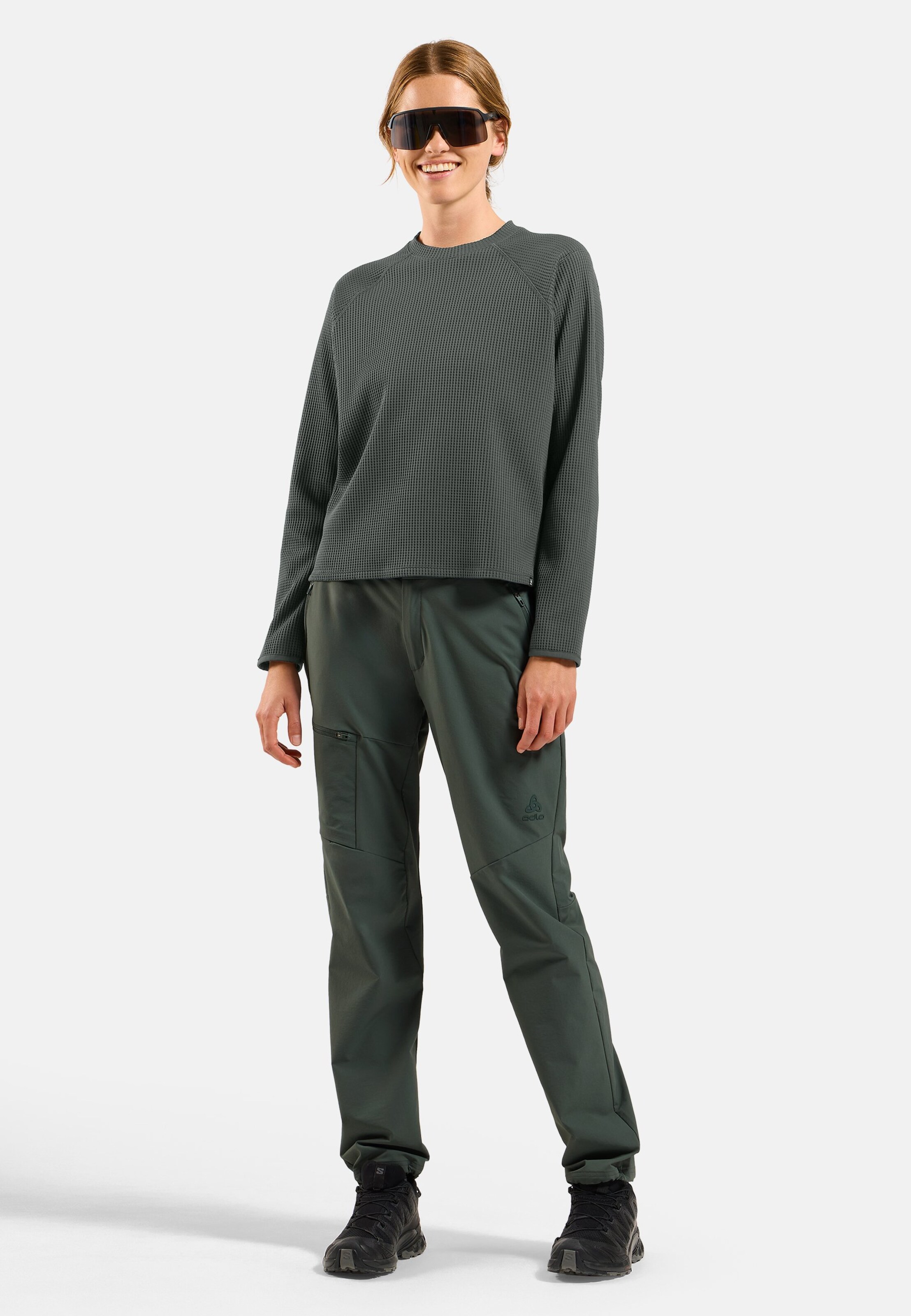 Cubic Multisport Mid Layer mit Rundhalsausschnitt in urban chic