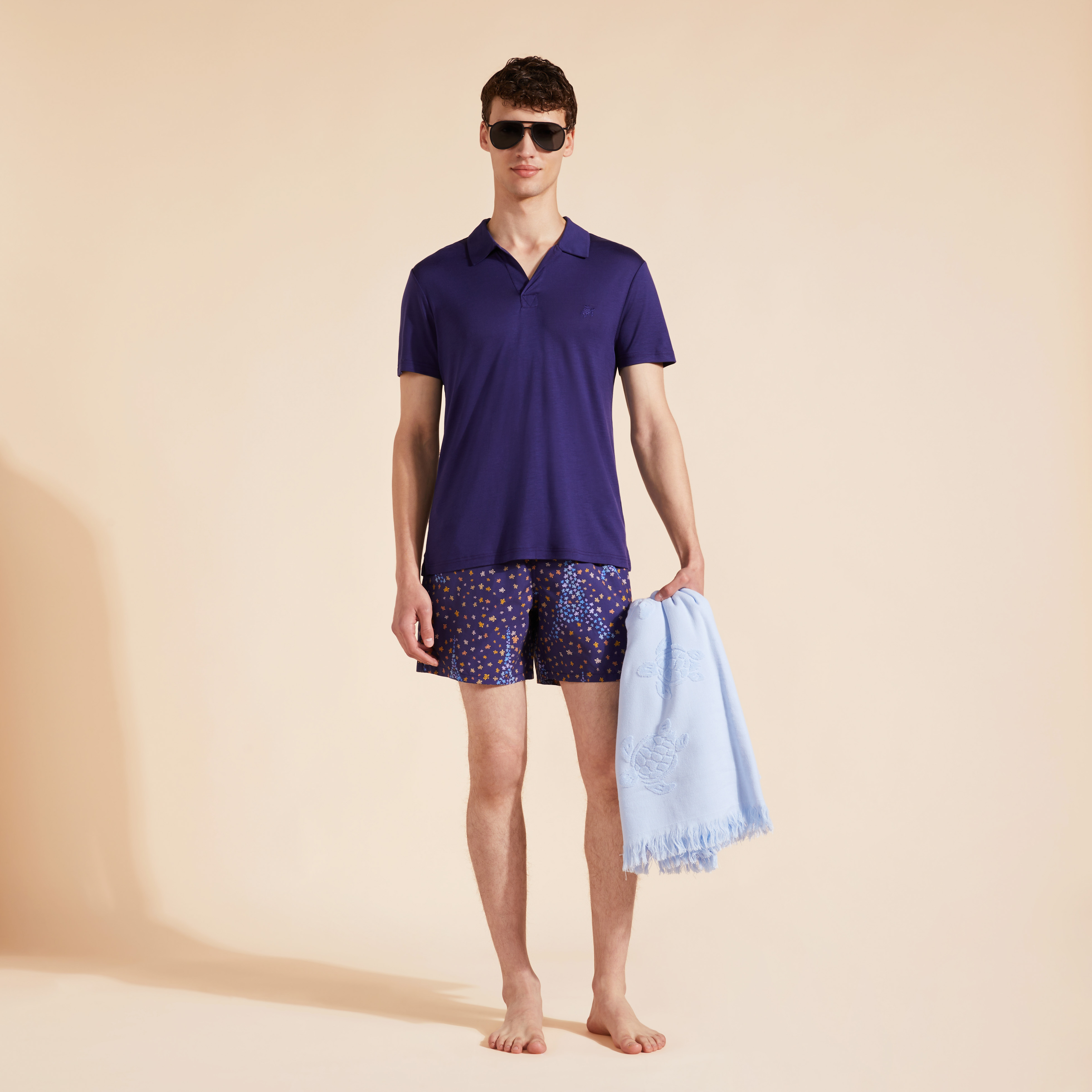 Polo en Tencel homme uni | Site Vilebrequin | PRLH9R02